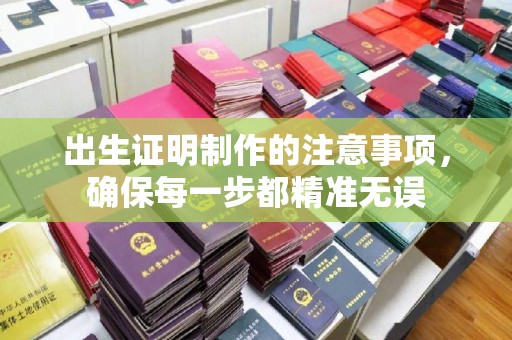 河南出生证明制作的注意事项，确保每一步都精准无误