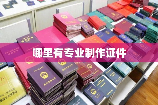 河南哪里有专业制作证件