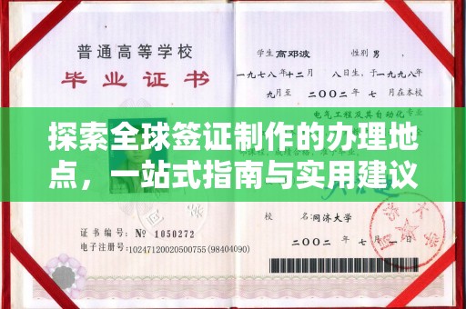 河南探索全球签证制作的办理地点，一站式指南与实用建议
