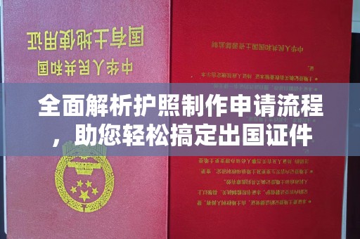 河南全面解析护照制作申请流程，助您轻松搞定出国证件