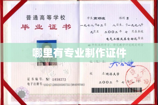 河南哪里有专业制作证件