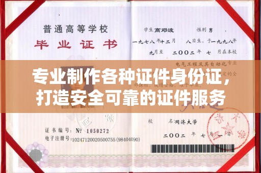 河南专业制作各种证件身份证，打造安全可靠的证件服务