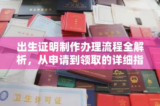河南出生证明制作办理流程全解析，从申请到领取的详细指南