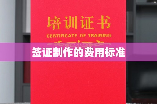 河南签证制作的费用标准