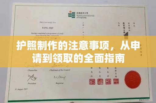 河南护照制作的注意事项，从申请到领取的全面指南