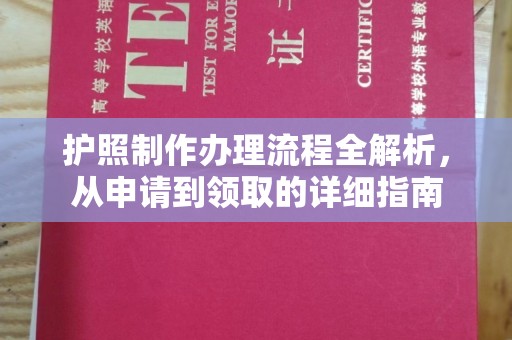 河南护照制作办理流程全解析，从申请到领取的详细指南