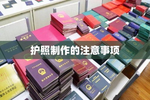 河南护照制作的注意事项